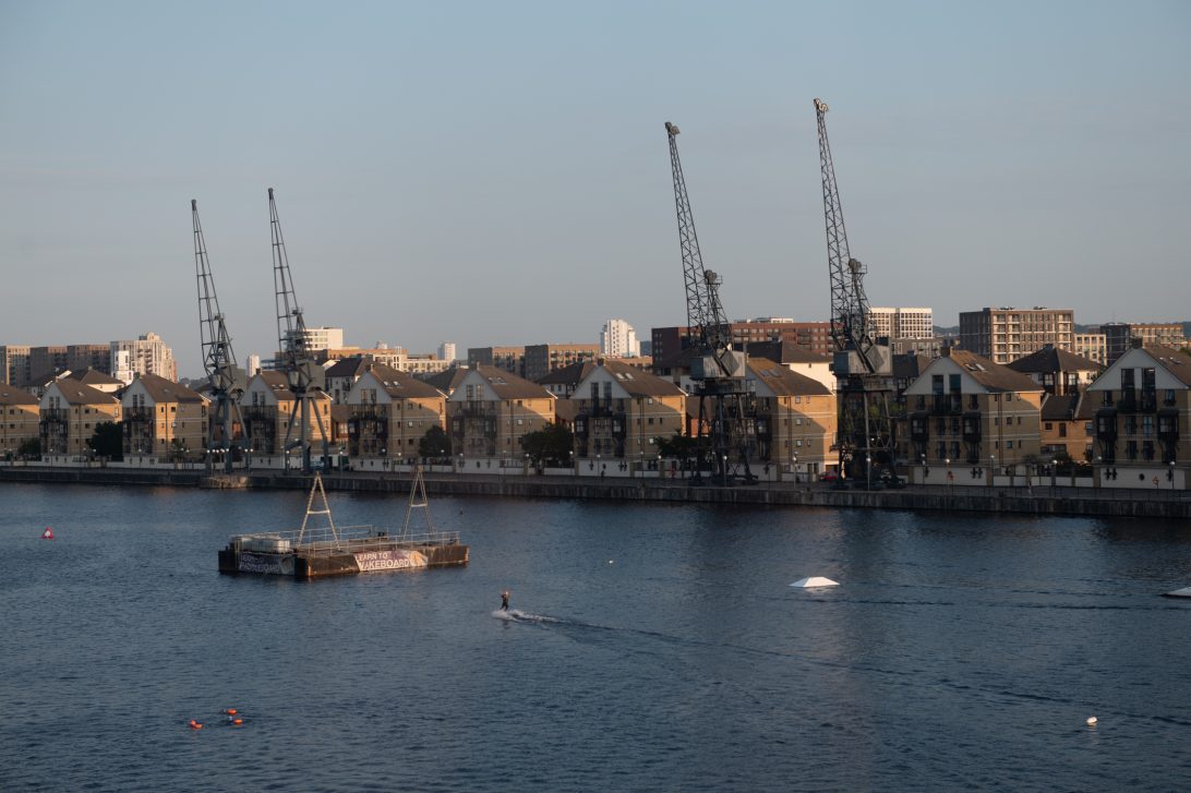 The Royal Docks in London