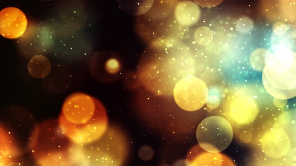 Blurry light particles background image