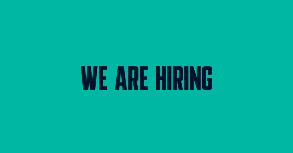 We are hiring
