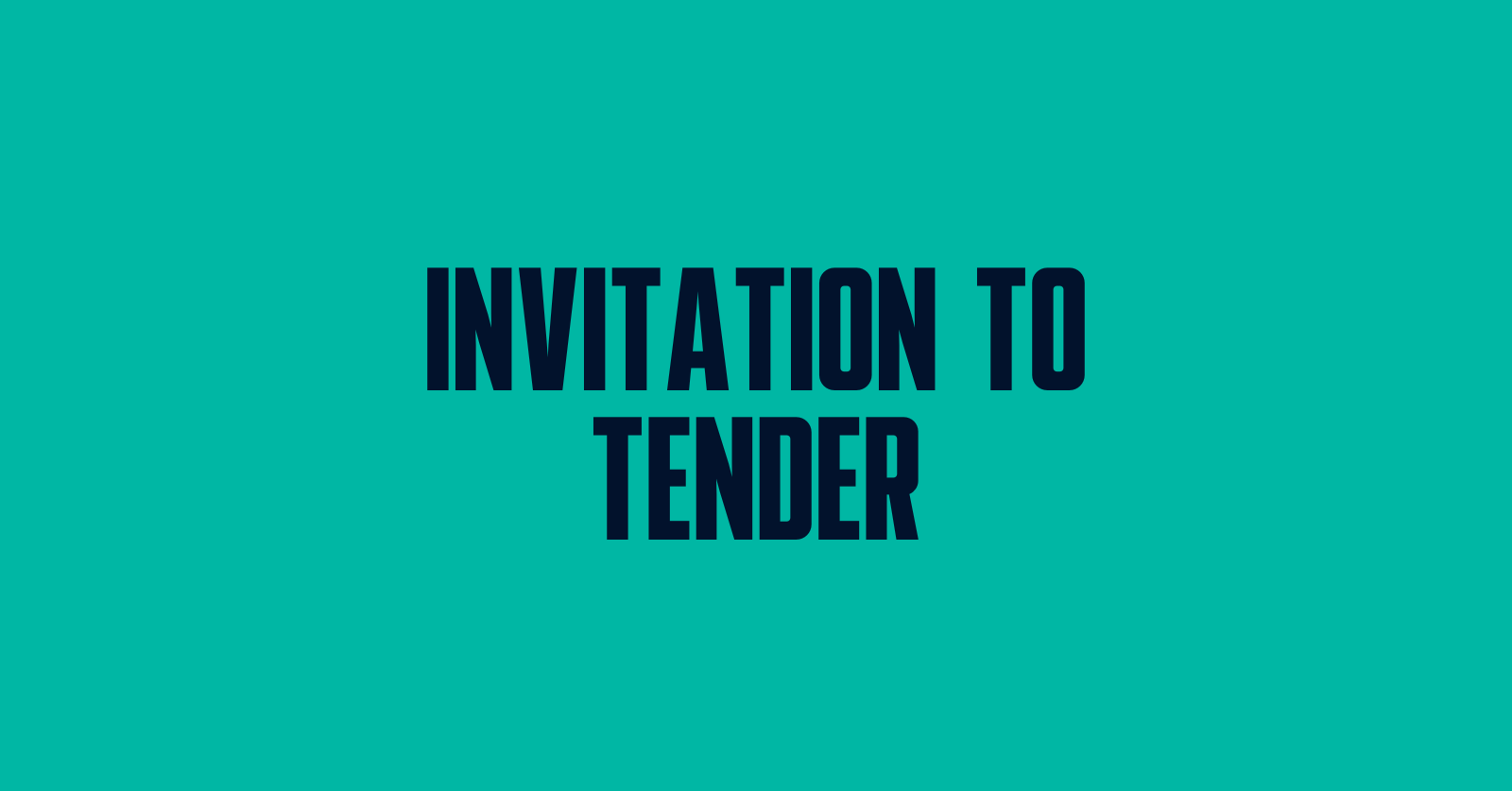 Invitation to tender