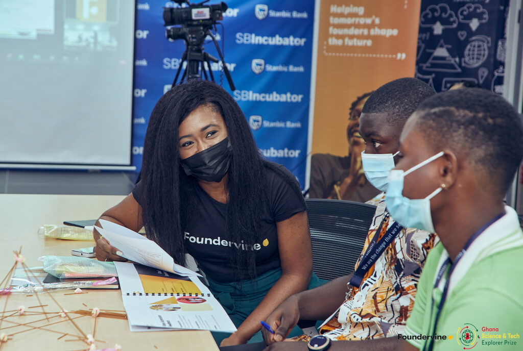 Black innovators in Ghana working together for an explorer prize