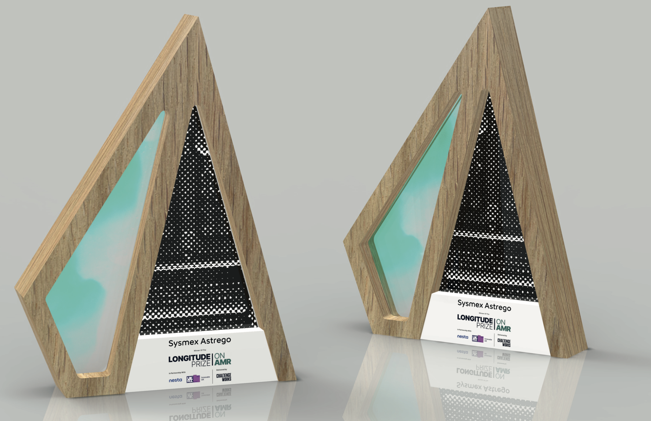 Longtitude Prize trophy awarded to Sysmex Astrego.|Sysmex PA-100 AST System|Sysmex PA-100 AST System|Sysmex team