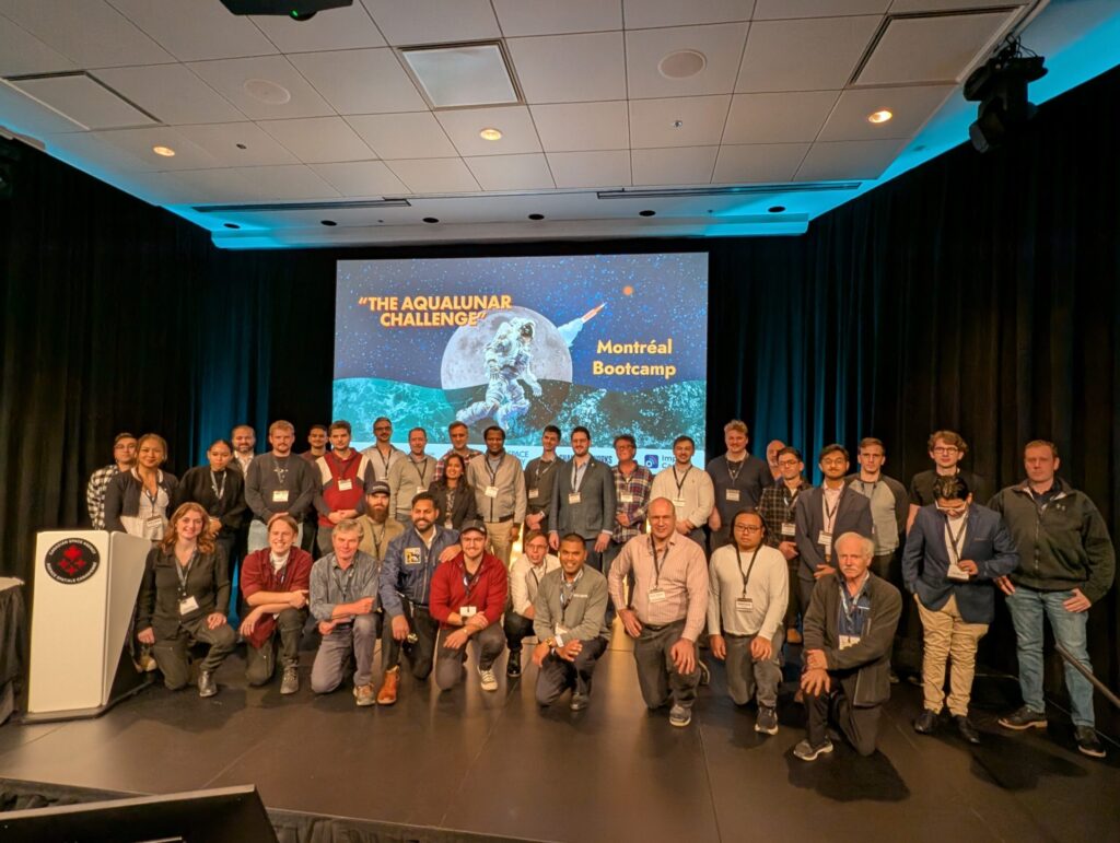 Aqualunar heads to Montréal for Bootcamp|Dr Frédéric Lemaire