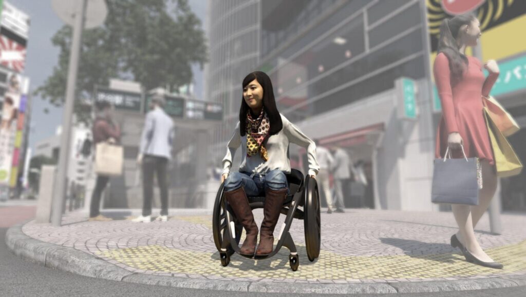 Phoenix Instinct render of wheelchair