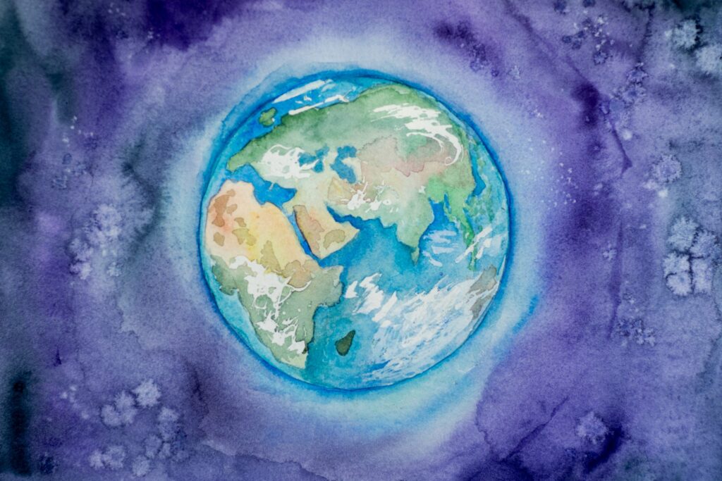 earth day|climate change image - wind farm|